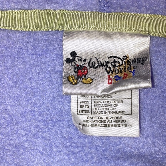 Vintage Walt disney world embroidered fleece snowsuit bunting up to 9m - Picture 5 of 7